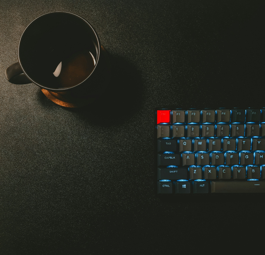 Matte black portable magnetic powerbank with gold logo for fast wireless charging